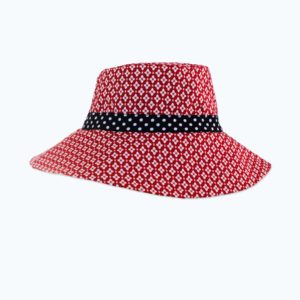 Daisy Print Red Hat