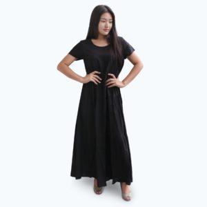 Black Boho Maxi Dress
