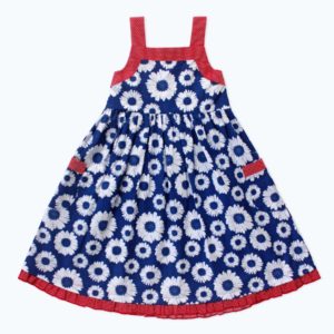 Daisy Time Dress with Handy Pockets